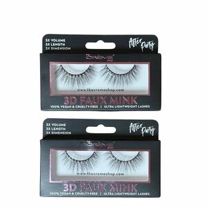 2 Pairs Crème Shop 3D After Party Lashes Cruelty Free